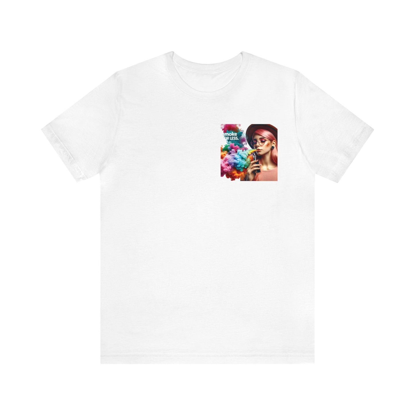 Smoke for Less Unisex Graphic Tee a Classic Comfort Meets Modern Style