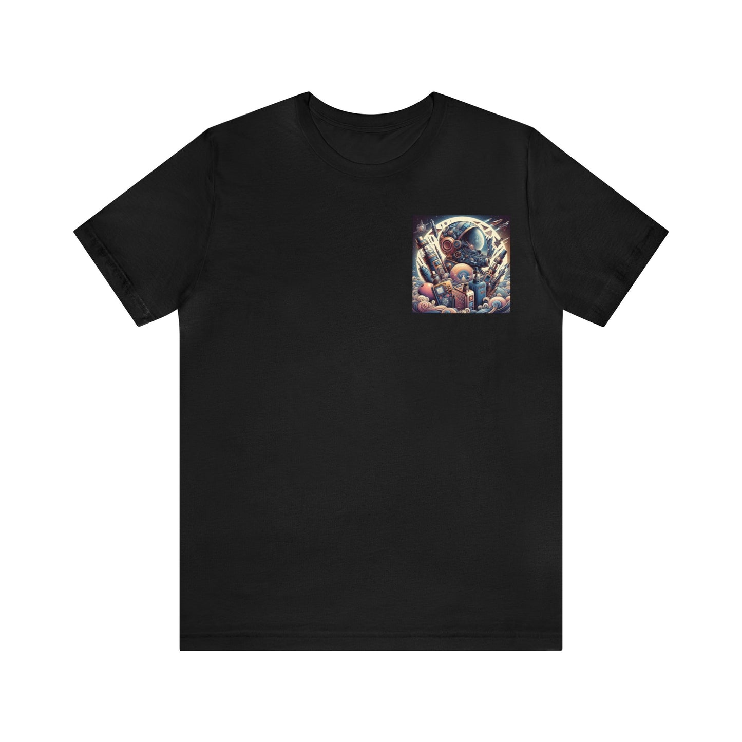 Smoke for Less Unisex Graphic Tee A Journey Through the Cosmic Frontier