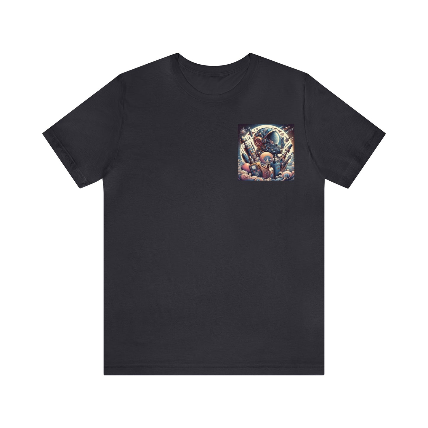 Smoke for Less Unisex Graphic Tee A Journey Through the Cosmic Frontier