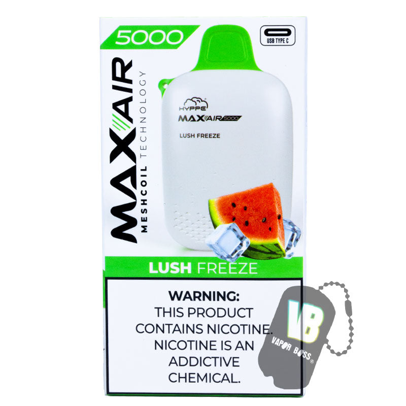 Hyppe Max Air 5000 Puffs | 5% Nicotine | $14.99