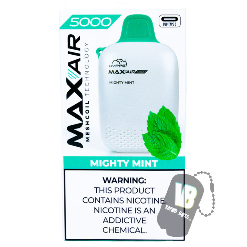 Hyppe Max Air 5000 Puffs | 5% Nicotine | $14.99