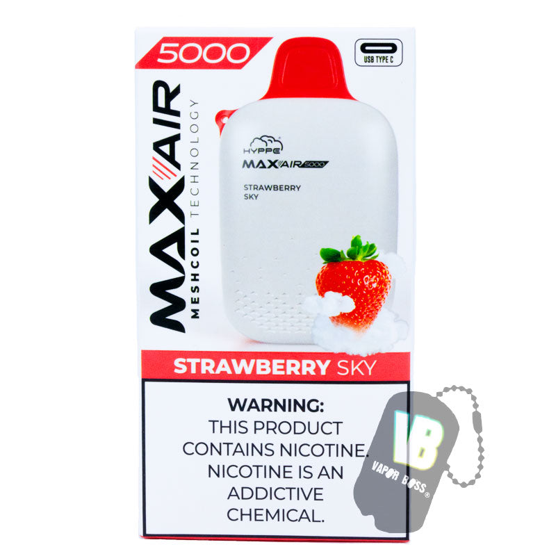 Hyppe Max Air 5000 Puffs | 5% Nicotine | $14.99